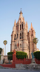 Parroquia de San Miguel Arcángel church in San Miguel de Allende in Guanajuato, Mexico.