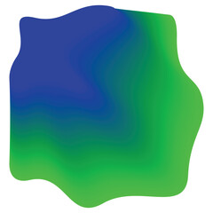 Abstract colored figure, vector drawing, white background

