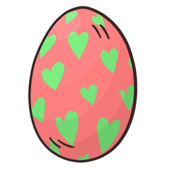 Easter eggs Paschal eggs image as cartoon colorful style for the Christian feast of Easter, which celebrates the resurrection of Jesus.