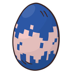 Easter eggs Paschal eggs image as cartoon colorful style for the Christian feast of Easter, which celebrates the resurrection of Jesus.
