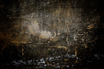 Scary dark wall background, old walls full of stains and scratches. horror concept wall background