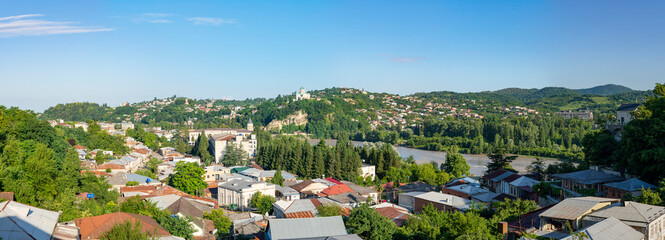 Panoramic view of the Kutaisi city