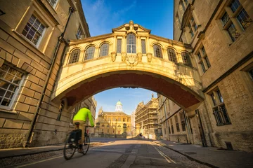Cercles muraux Pont des Soupirs Hertford Bridge known as the Bridge of Sighs  on New College Lane in Oxford, England