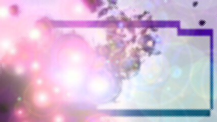 Abstract iridescent glitch art texture background image.