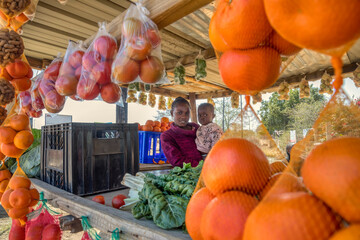 African street vendor