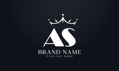 King crown logo design vector and extra bold queen symbol