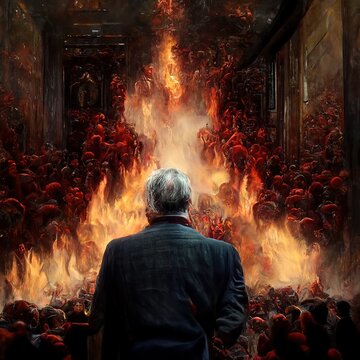 Richard Dawkins Burning In Hell