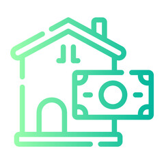 deposit gradient icon