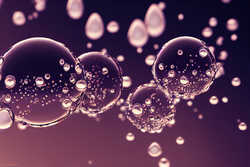 背景素材:抽象的な泡の背景generative ai	