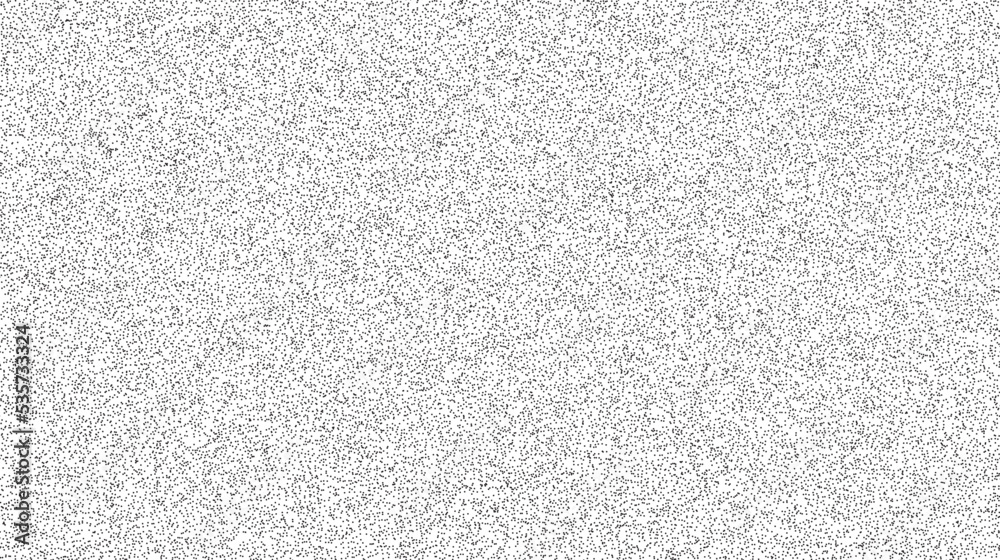 Poster Seamless stippled texture. Noise repeated pattern. Dots grain repeating background. Particles, drops wallpaper. Vector