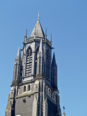 Fototapeta na wymiar St Paul's Church spire in Brighton, UK