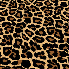Leopard, cheetah and jaguar print seamless pattern. Animal skin print seamless pattern design.