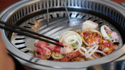Delicious food specially served looks so delicious it makes people hungry