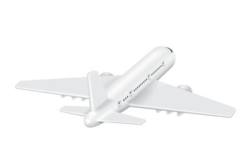 The airplane is taking off