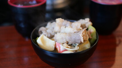 Delicious food specially served looks so delicious it makes people hungry