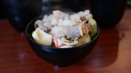 Delicious food specially served looks so delicious it makes people hungry