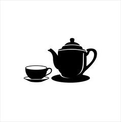 teapot set silhouette