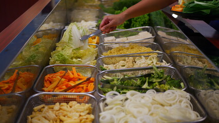 Delicious food specially served looks so delicious it makes people hungry