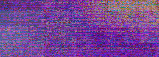 Abstract iridescent glitch art texture background image.