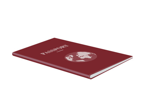 red-brown passport cover