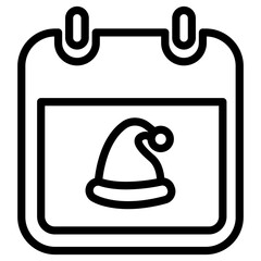 calendar christmas icon
