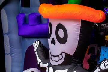 halloween, inflatable ornaments, ornaments, inflatable dolls, decoration, holiday
