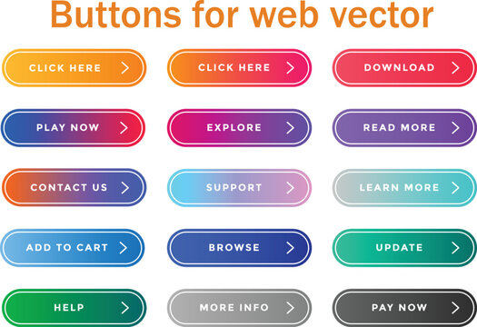 cta web button collection