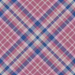 Plaid pattern vector. Check fabric texture. Seamless textile design for clothes, paper print.