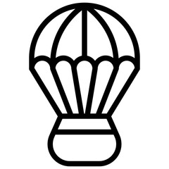 Fototapeta na wymiar Parachute icon