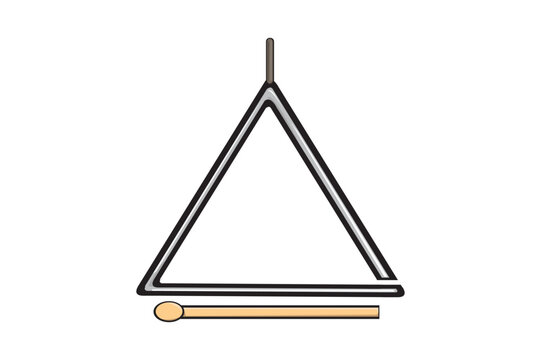 musical instrument - steel triangel
