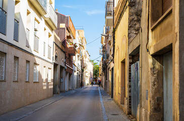 Fototapeta na wymiar City landscape, Vilafranca