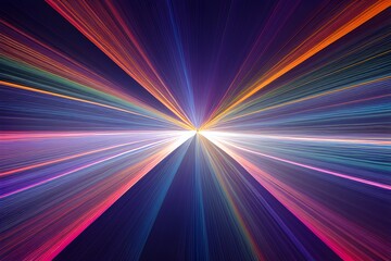 Obraz premium Brilliant colorful backgrounds. Light. Fibres. Energy. 