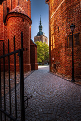 Radziejowski Tower located on the Cathedral Hill in Frombork - the city of Nicolaus Copernicus