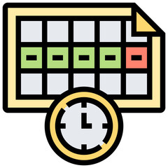 Obraz premium Schedule icon