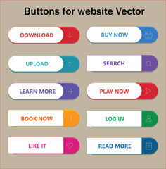 cta web button collection