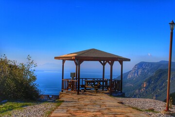 gazebo on the beach