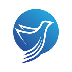 Bird logo template vector icon