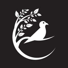 Bird logo template vector icon