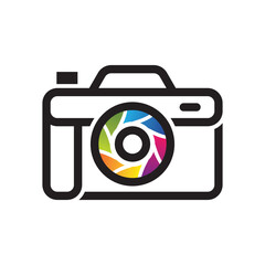 Camera icon vector
