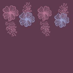 floral background with flowers