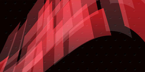 Naklejka premium Abstract red and black background
