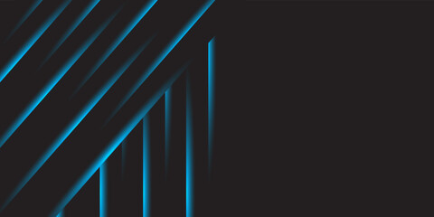 Obraz premium Abstract black and blue background