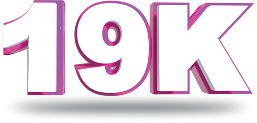 3D Rendering Text Effect Transparent Background