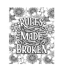 motivational quotes coloring pages design .inspirational words coloring book pages design.