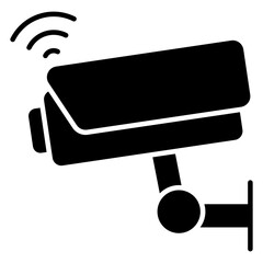 A unique design icon of smart cctv camera 