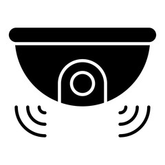 A unique design icon of smart cctv camera 
