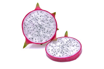 Dragon fruit isolated on white background