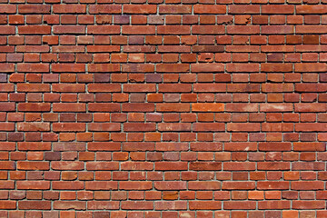 赤いレンガの背景　ヴィンテージな風合い
