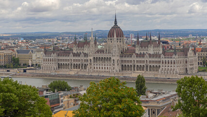 Fototapeta premium Hungarian Parliament Building in Budapest