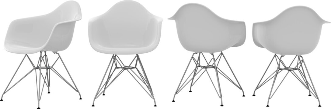 Vitra Eames Plastic Armchair White